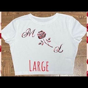White crop tops design by me